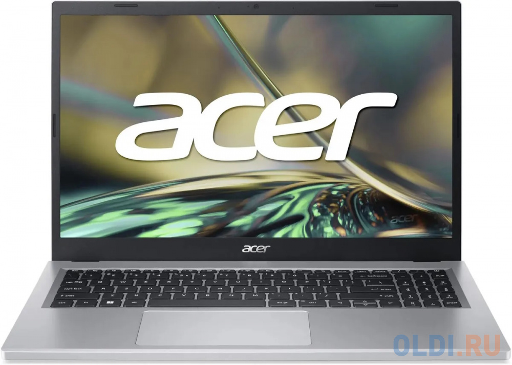 Ноутбук Acer Aspire 3 A315-510P-3374, 15.6",  IPS, Intel Core i3 N305 1.8ГГц, 8-ядерный, 8ГБ LPDDR5, 256ГБ SSD,  Intel UHD Graphics , без операци