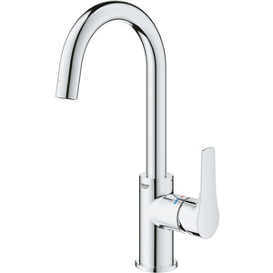 Смеситель для раковины Grohe Eurosmart с донным клапаном, хром (23537003)