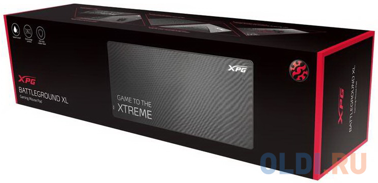 Игровой коврик для мыши XPG BATTLEGROUND XL (900 x 420 x 4 мм, CORDURA®, каучук)