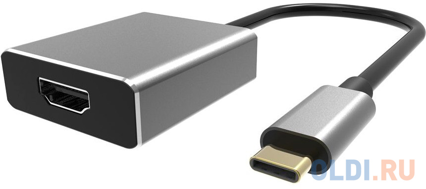 VCOM CU423T Адаптер USB 3.1 Type-Cm -->HDMI A(f) 4K@60Hz, Aluminum Shell, VCOM <CU423T>