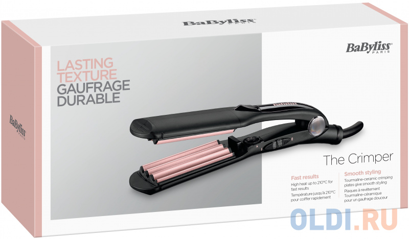 Щипцы Babyliss 2165CE макс.темп.:210С покрытие:керамико-турмалиновое черный в Москвe