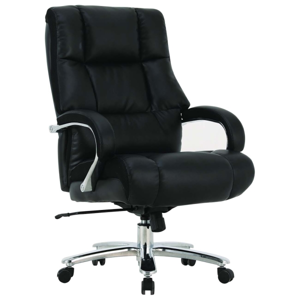 Компьютерное кресло BRABIX PREMIUM Bomer HD-007 (рециклированная кожа, хром, черное)