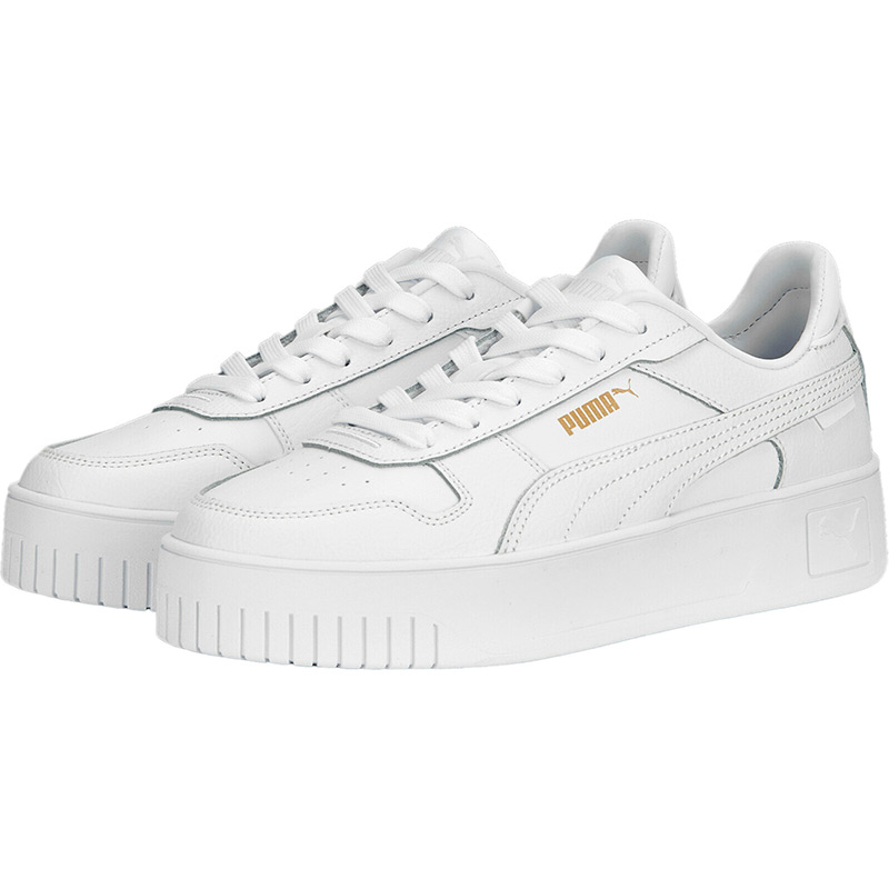 Кроссовки Puma Carina Street (р.7 UK / р.9.5 US) White-White Gold 38939001