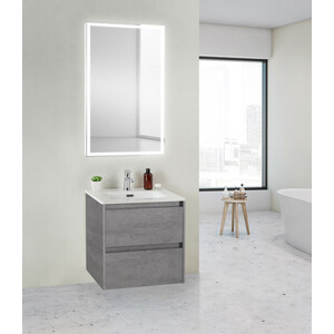 Тумба под раковину BelBagno Kraft-39 50х39 Cemento Grigio (KRAFT 39-500/390-2C-SO-CG)