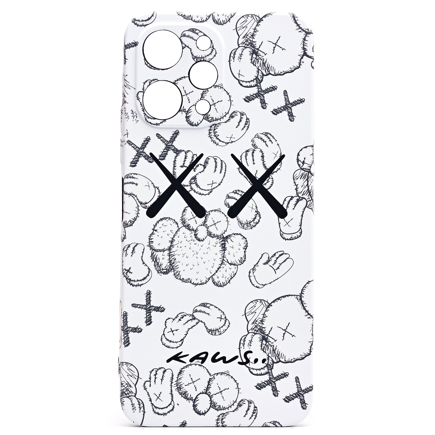 Чехол-накладка Luxo Creative для смартфона Xiaomi Redmi 12 4G, силикон, белый 090 (226104)