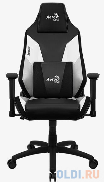 Кресло для геймеров Aerocool Admiral-Azure White чёрный белый 4710562758252