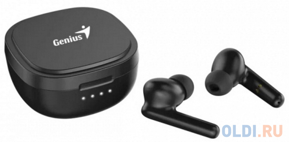 Наушники Genius HS-M910BT, Black. Bluetooth 5.3, возможность отключения, зарядка Type-C, кабель в комплекте. Цвет: черный