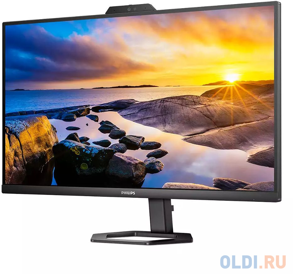 МОНИТОР 27" PHILIPS 27E1N5600HE/00 Black с поворотом экрана (IPS, 2560x1440, 75Hz, 1 ms, 178°/178°, 300 cd/m, 80M:1)