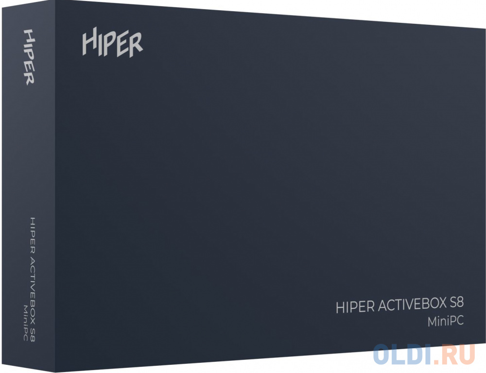 Неттоп Hiper ACTIVEBOX AS8 i3 10105 (3.7) 8Gb SSD256Gb UHDG 630 Windows 10 Professional GbitEth WiFi BT 120W черный (AS8-I3105R8S2WPB)