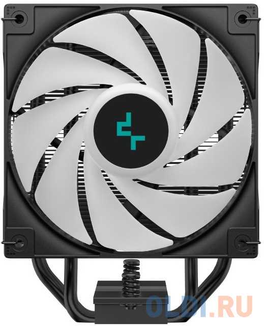 DEEPCOOL AG400 DIGITAL BK ARGB LGA1700/1200/115X/AM5/AM4 (9шт/кор, TDP 220W, PWM, ARGB Fan 120mm, 4 тепл. трубки, черный) RET в Москвe