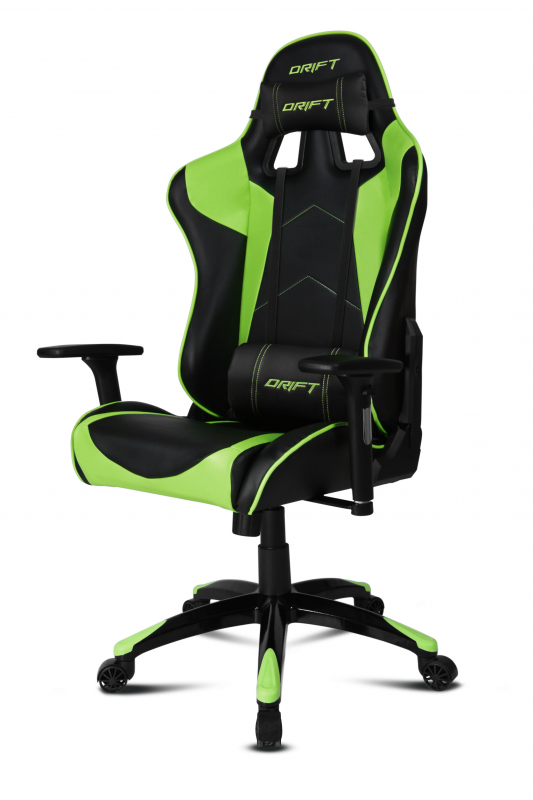 Компьютерное кресло  DRIFT DR300 PU Leather black/green