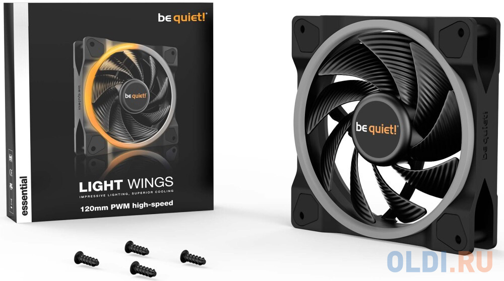 Вентилятор be quiet! Light Wings 120mm PWM High-speed / BL073 в Москвe