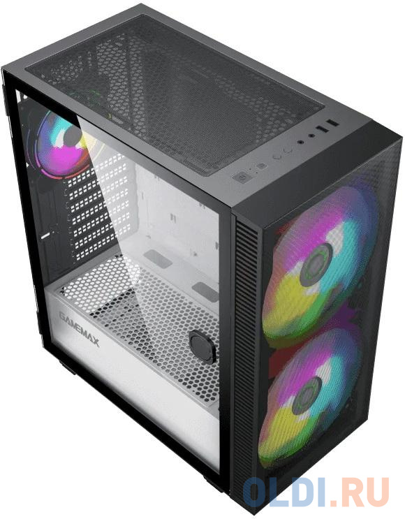 Корпус ATX GameMax Aero А367 Без БП чёрный