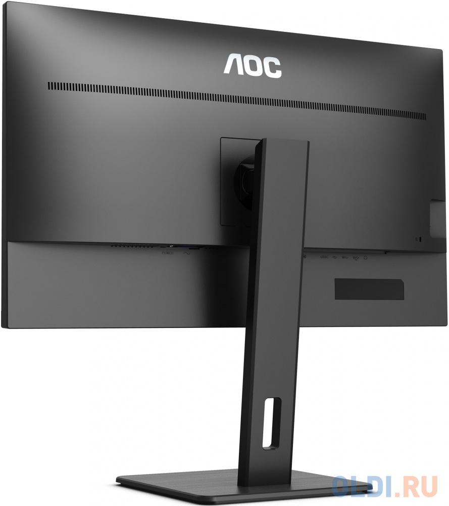 МОНИТОР 32" AOC U32P2CA Black с поворотом экрана (4K, VA, 3840x2160, 4 ms, 178°/178°, 350 cd/m, 50M:1, +2xHDMI 2.0, +DP)