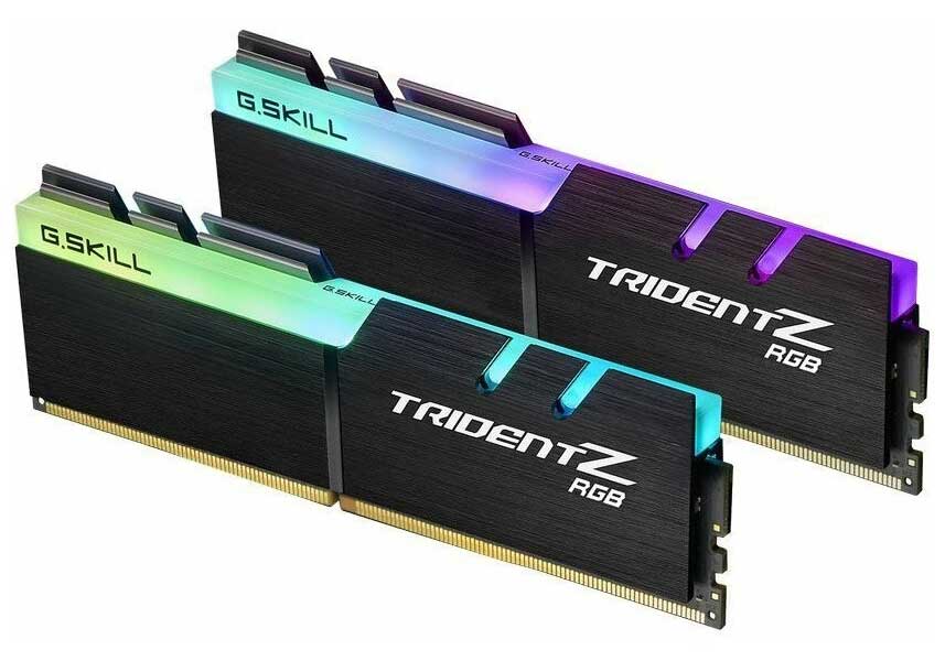 Память оперативная DDR4 G.Skill Trident Z RGB 64Gb 3600MHz (F4-3600C16D-64GTZR)