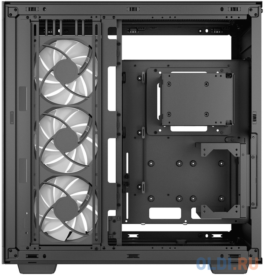 Корпус MidiTower Deepcool CH780 black (ATX, без БП, ARGB, 4xUSB3.2 Type-A + USB3.2 Type-C) (R-CH780-BKADE41-G-1)