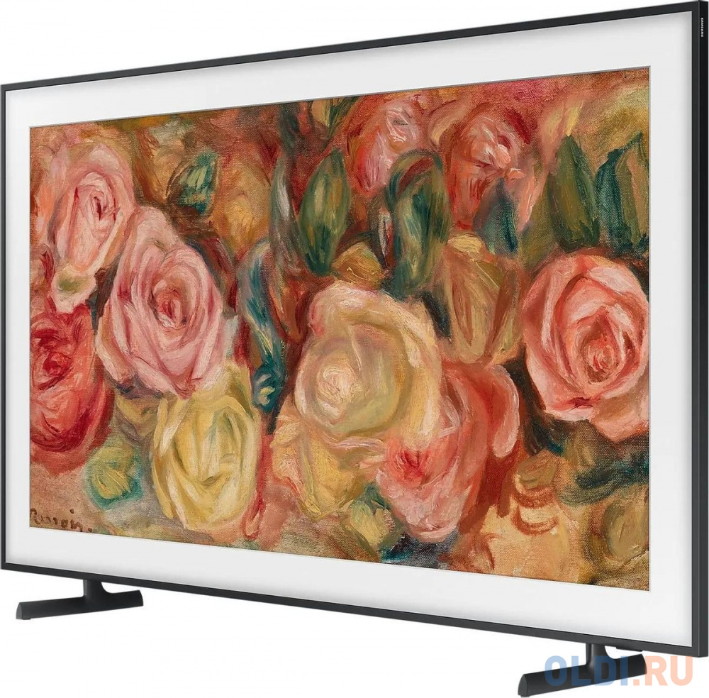 Телевизор QLED Samsung 55" QE55LS03DAUXRU The Frame черный 4K Ultra HD 120Hz DVB-T2 DVB-C DVB-S2 USB WiFi Smart TV (RUS) в Москвe