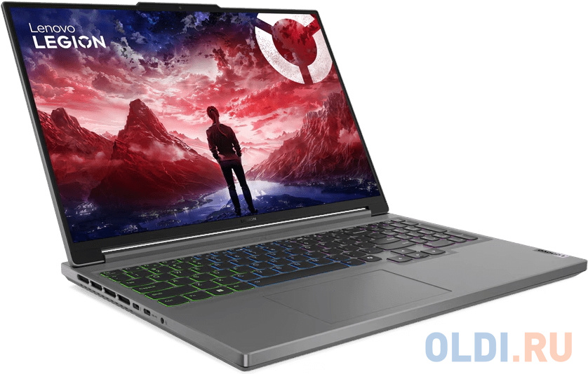 Ноутбук Lenovo Legion Slim 5 16AHP9 Ryzen 7 8845HS 32Gb SSD1Tb NVIDIA GeForce RTX4070 8Gb 16" IPS WQXGA (2560x1600) noOS grey WiFi BT Cam (83DH00