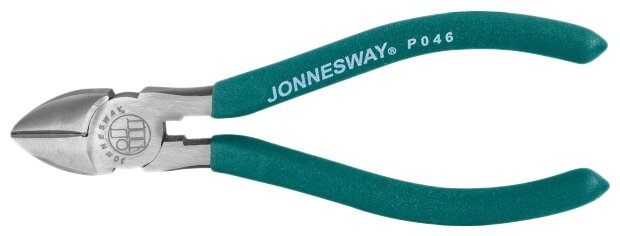 Бокорезы 160мм, CrV, рукоятки резиновые, ⌀ кабеля до 3мм, Jonnesway P046