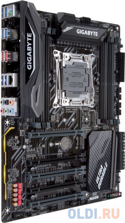 Материнская плата GIGABYTE X299 UD4 PRO <S2066, X299, 8*DDR4 DIMM, 5xPCI-Ex16, SATA III+RAID, M.2, GB Lan, USB3.1, ATX, Retail