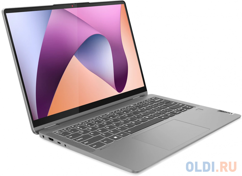 Ноутбук Lenovo IdeaPad Flex 5 14IRU8 Core i5 1335U 16Gb SSD256Gb Intel Iris Xe graphics 14" IPS Touch WUXGA (1920x1200) Windows 11 Home grey WiFi
