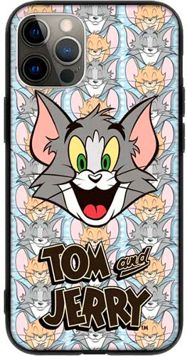 Чехол-накладка Deppa Tom & Jerry для смартфона Apple iPhone 12/12 Pro, пластик, прозрачный (124558)