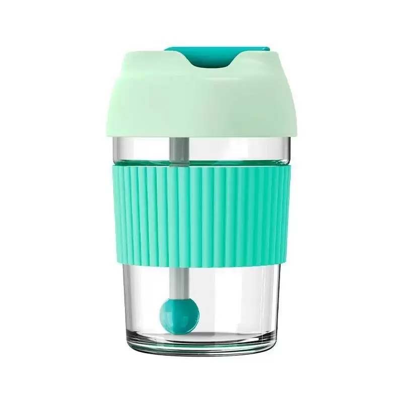 Стакан-непроливайка Kiss Kiss Fish Rainbow Bobo Cup 365ml Green G-U36W-213 в Москвe