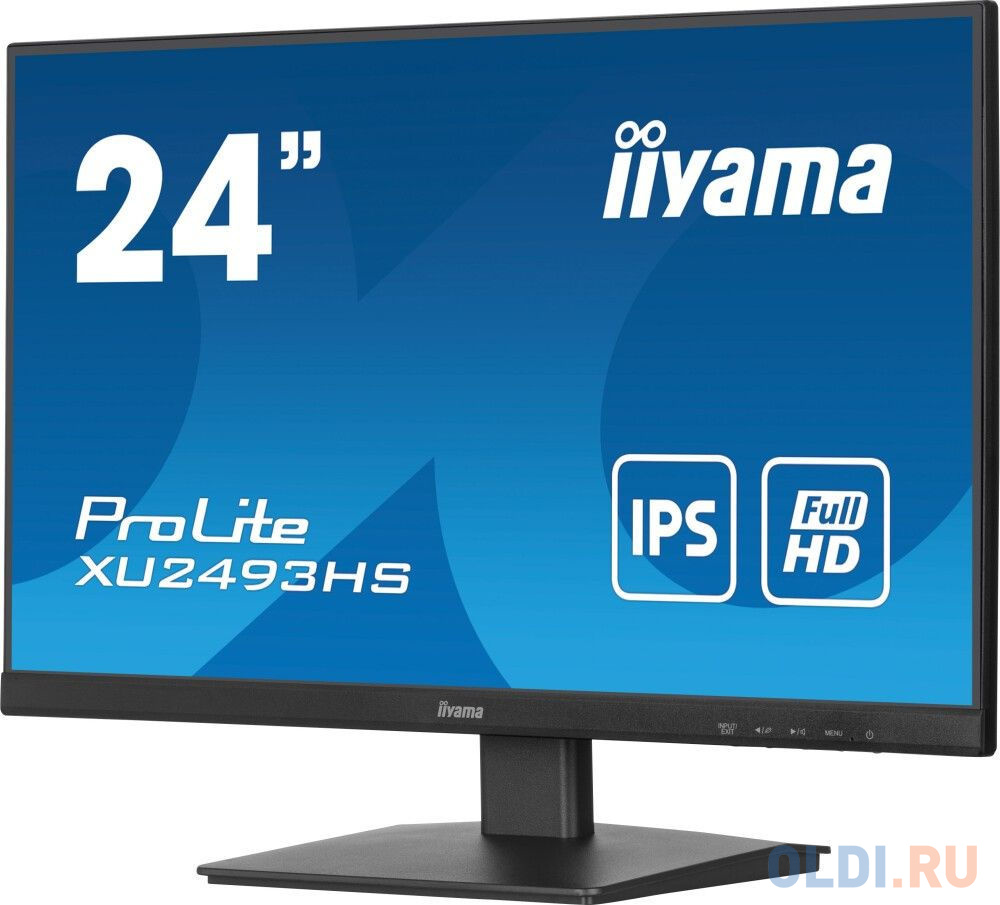 LCD IIYAMA 23.8'' XU2493HS-B6 черный {IPS 1920x1080 100Hz 250cd HDMI DisplayPort M/M}