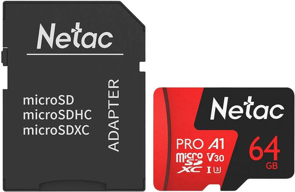 Карта памяти MicroSD Netac