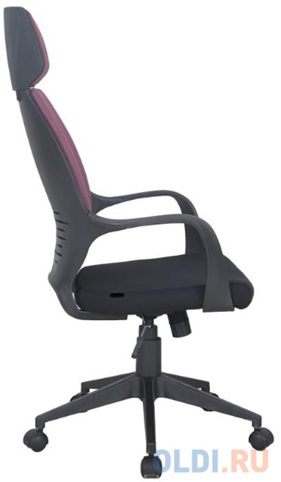 Кресло офисное BRABIX "Galaxy EX-519", ткань, черное/терракотовое, 531570