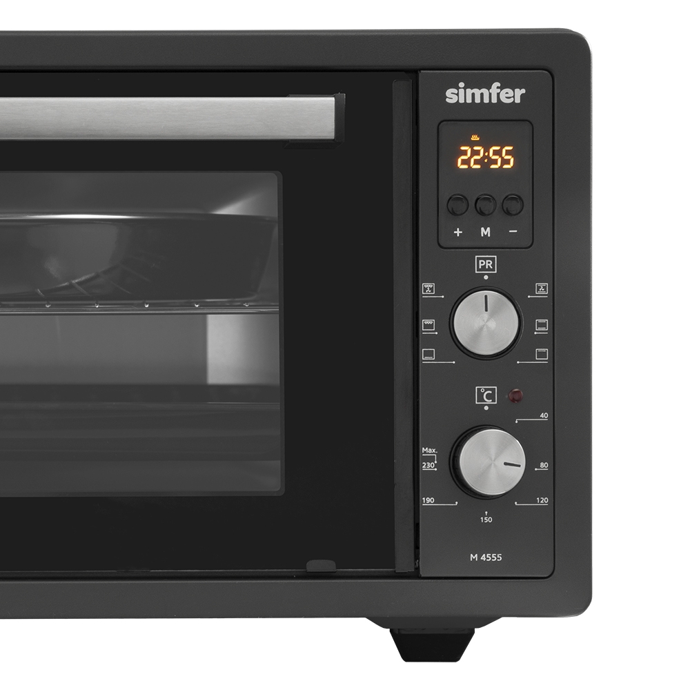 Мини-печь Simfer M4555 серия Albeni Plus Comfort, 6 режимов, утапливаемые ручки, конвекция, гриль