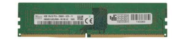 Память оперативная DDR4 Hynix 4Gb 2666MHz (HMA851U6DJR6N-VKN0)