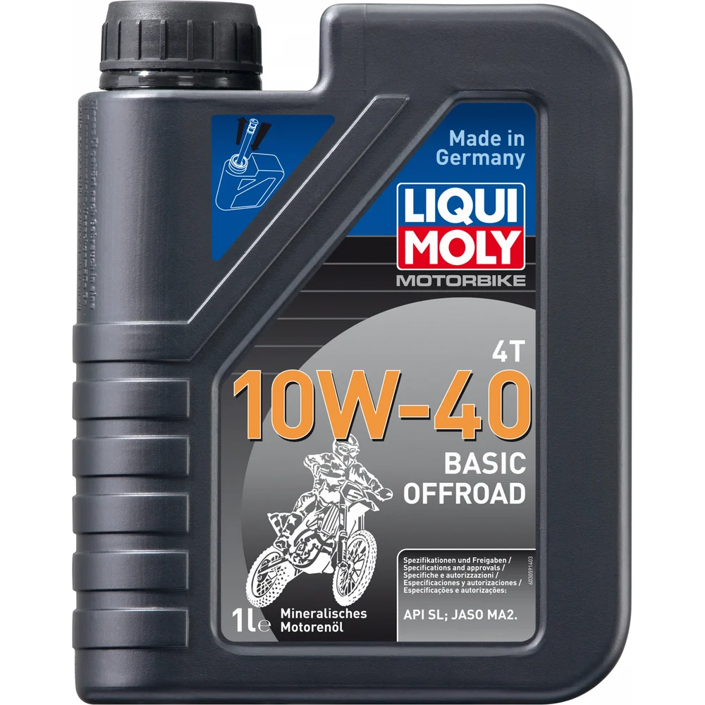 Минеральное моторное масло 4T для четырехтактных мотоциклов LIQUI MOLY