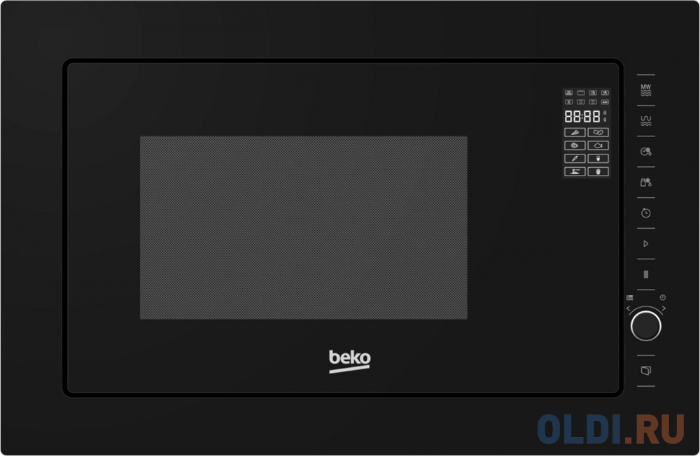 Встраиваемая микроволновая печь BEKO/ Встраиваемая микроволновая печь. Мощность 900 Вт. Гриль (4 режима). Мощность 1000 Вт. 9 автопрограмм. Блокировка