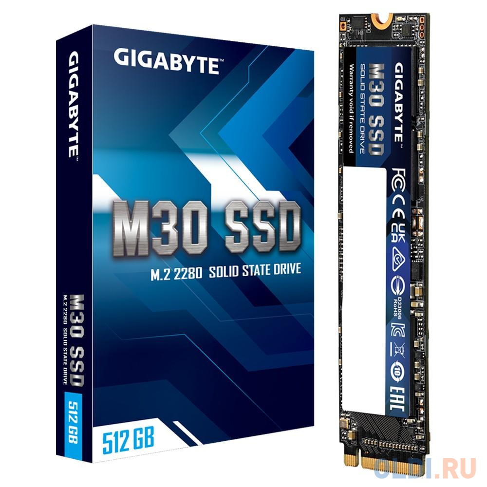 SSD накопитель GigaByte M30 512 Gb PCI-E 3.0 x4