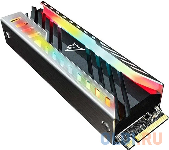 Твердотельный накопитель Netac NV3000 RGB PCIe 3 x4 M.2 2280 NVMe 3D NAND SSD 1TB, R/W up to 3400/2000MB/s, with heat sink & RGB