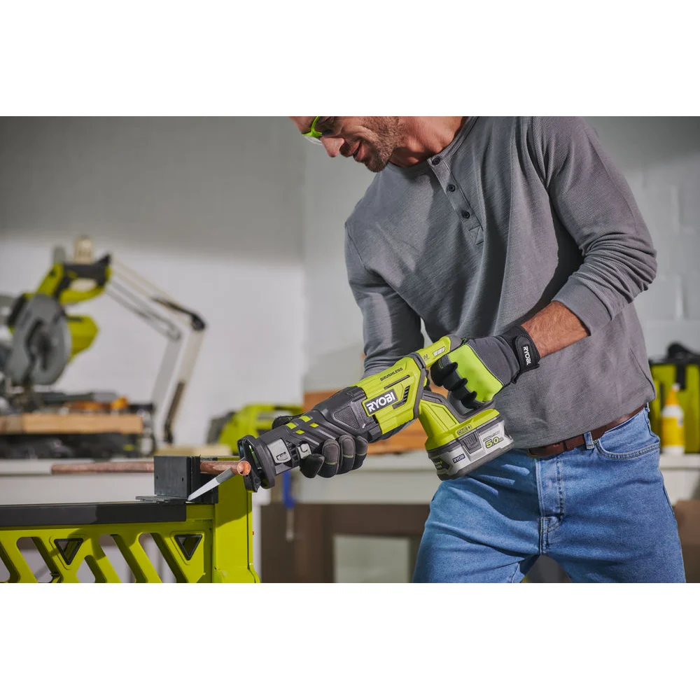 Бесщеточная сабельная пила Ryobi