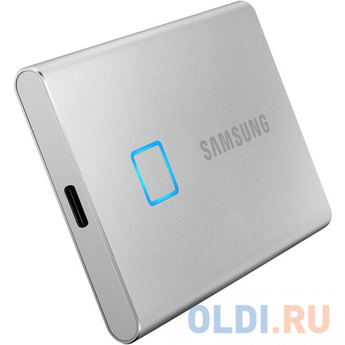 Внешний SSD диск 1.8" 2 Tb USB Type-C Samsung T7 Touch MU-PC2T0S/WW серебристый MU-PC2T0S/WW