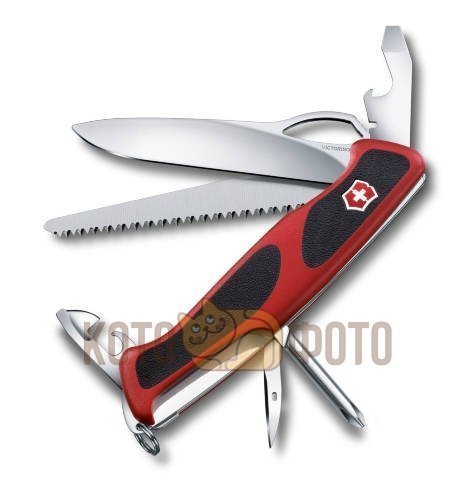 Нож Victorinox RangerGrip 78 0 9663 MC 130мм 12 функц красно-чёрный в Москвe