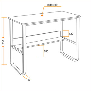 Стол TetChair WD-003 light