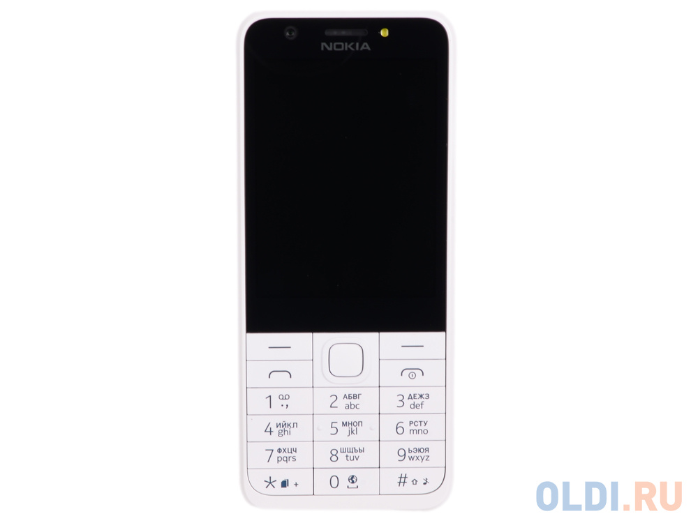 Мобильный телефон Nokia 230 Dual Sim White Silver , 2.8'' 320x240, 16MB RAM, 16MB, up to 32GB flash, 2Mpix, 2 Sim, 2G, BT, 1200mAh, 92g, 124
