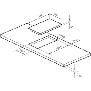 Индукционная варочная панель Lex EVI 320 BL