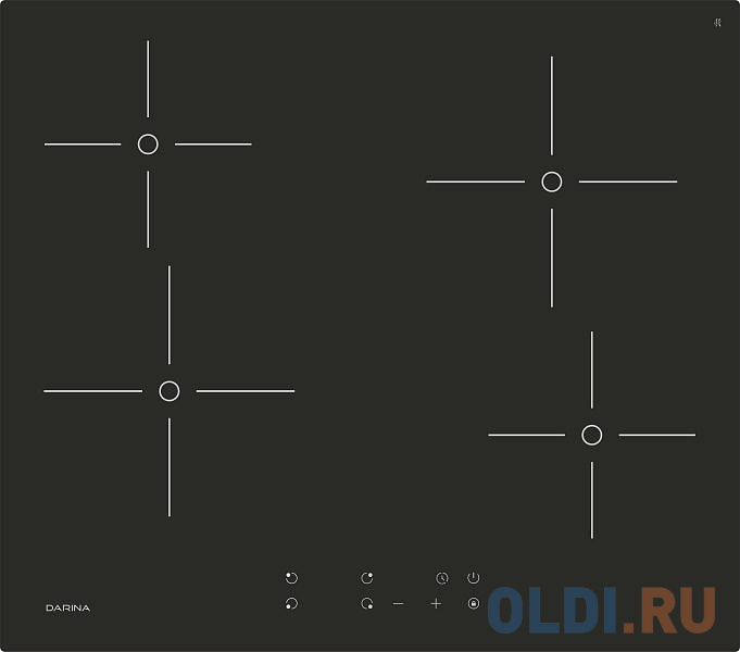 Варочная панель электрическая DARINA PL E323 B черный
