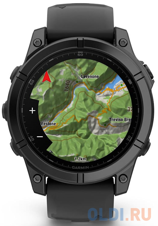 Смарт-часы Garmin Fenix E AMOLED темно-серый, черный 47мм