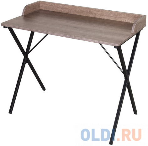 Стол на металлокаркасе BRABIX "LOFT CD-008", 900х500х780 мм, цвет морёный дуб, 641863 в Москвe