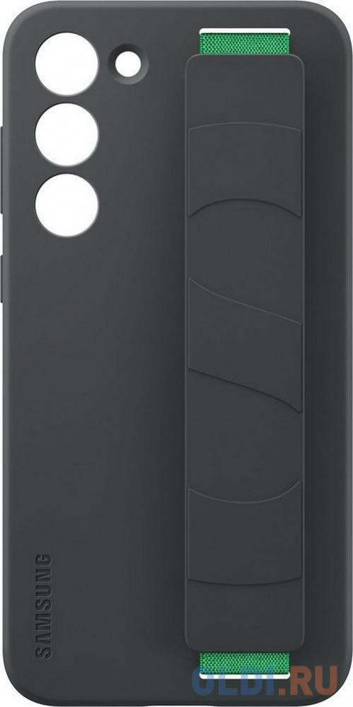 Чехол (клип-кейс) Samsung для Samsung Galaxy S23+ Silicone Grip Case черный (EF-GS916TBEGRU) в Москвe