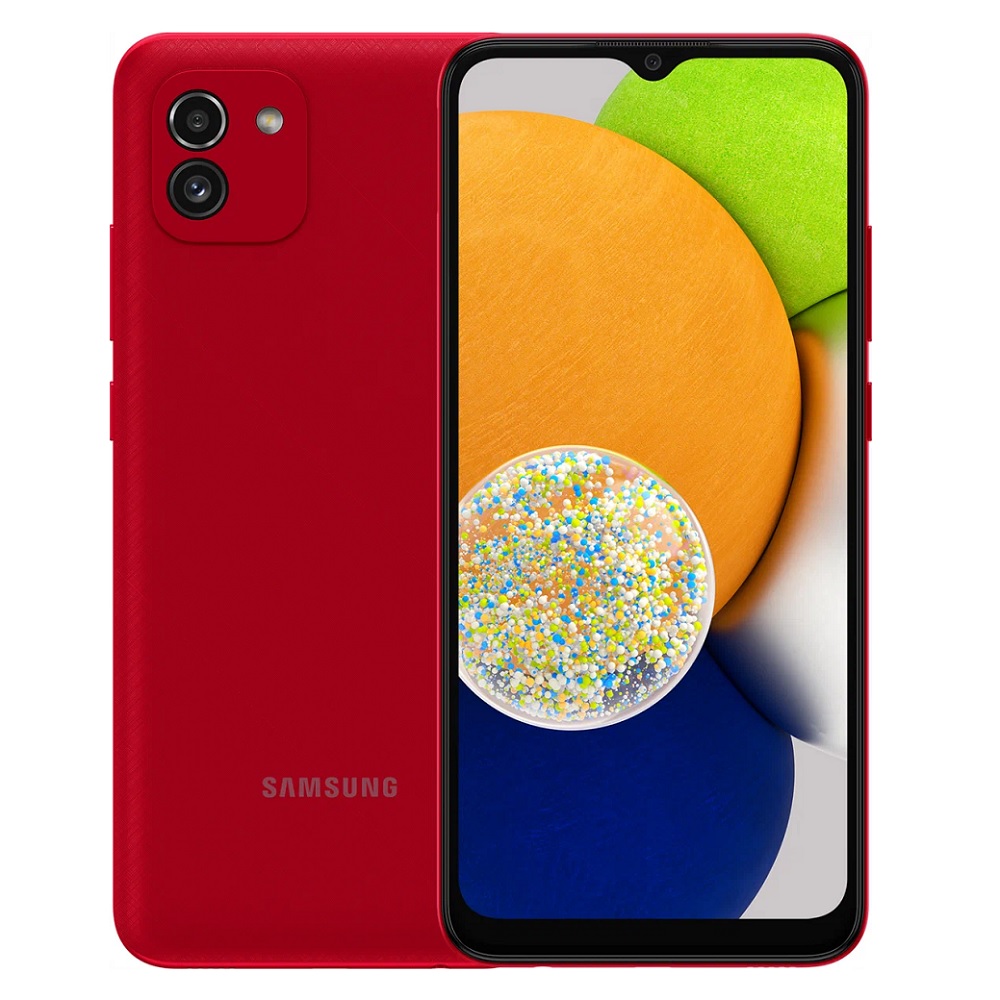 Смартфон Samsung Galaxy A03 3/32Gb красный Global