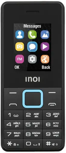 Мобильный телефон INOI 110, 1.8" 160x128 TN, BT, 1xCam, 2-Sim, 1000 мА·ч, micro-USB, черный