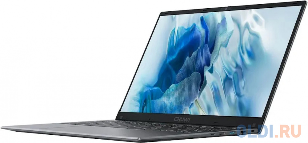 Ноутбук CHUWI GemiBook plus 15.6",  IPS, Intel N100 0.8ГГц, 4-ядерный, 16ГБ LPDDR5, 512ГБ SSD,  Intel UHD Graphics , Windows 11 Home, серый [1746