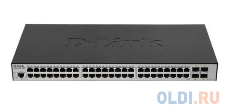 "L2 Managed Switch with 48 10/100/1000Base-T ports  and 4 10GBase-X SFP+ ports.16K Mac address, 802.3x Flow Control, 4K of 802.1Q VLAN, VLAN Trun